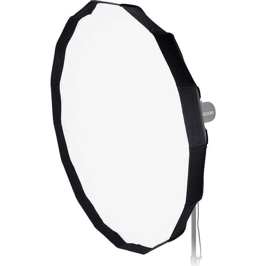 Pro Studio Solutions EZ-Pro 48in (120cm) Beauty Dish and Softbox Combination w/Multiblitz V Speedring - Soft Collapsible Beauty Dish with Speedring for Bayonet Mountable Strobe, Flash and Monolights