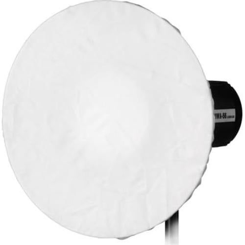 Plato de Belleza Fotodiox Pro 40cm Metal con Difusor Blanco