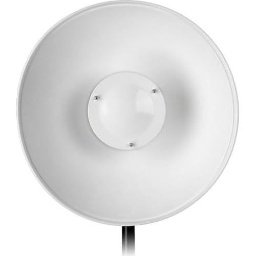 Plato de Belleza Fotodiox Pro 40cm Metal con Difusor Blanco