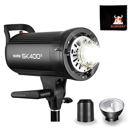 Flash Estroboscópico Godox SK400II 400W GN65 5600K para Estudio