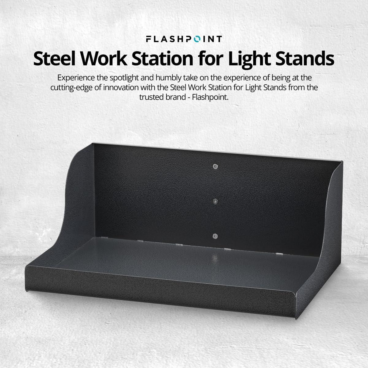 Estación de Trabajo de Acero Flashpoint LS-WS - Altura Ajustable, Rodante