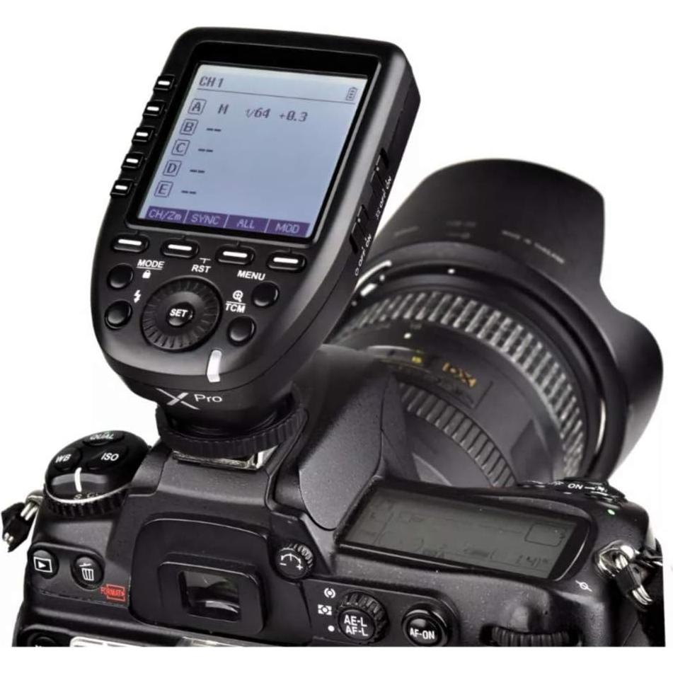 Godox XPro TTL Wireless Trigger,1/8000s High-Speed-Sync,5 Dedicated Group Bottons and 11 Customizable Functions (XPro-C Compatible with Canon)