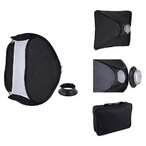32" 80cm Collapsable Easy Open Setup Softbox Light Diffuser Kit for Bowens type Strobe Flash Light including Visico, Mettle, Fancier, Calumet