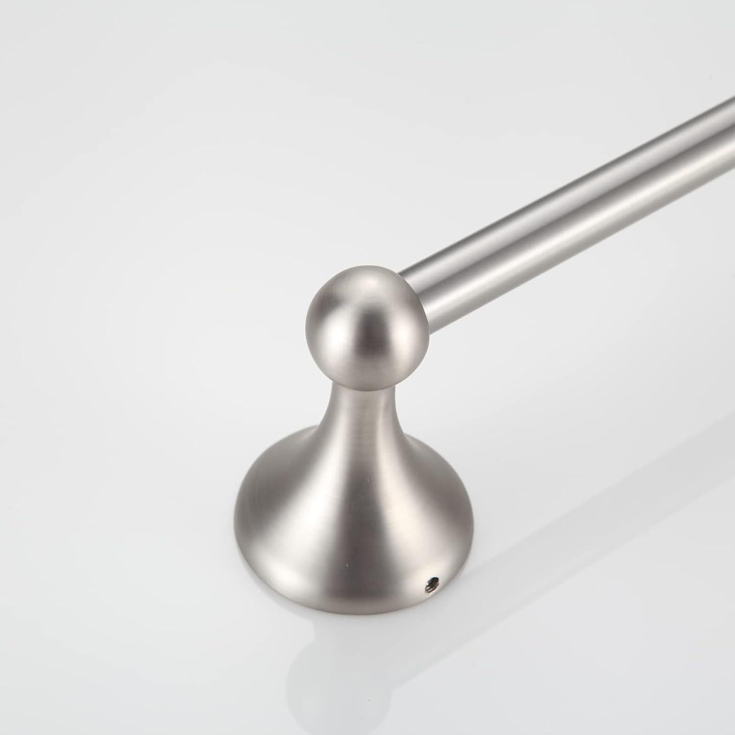 Juego de Accesorios de Baño BGL, 4 Piezas Niquel Cepillado