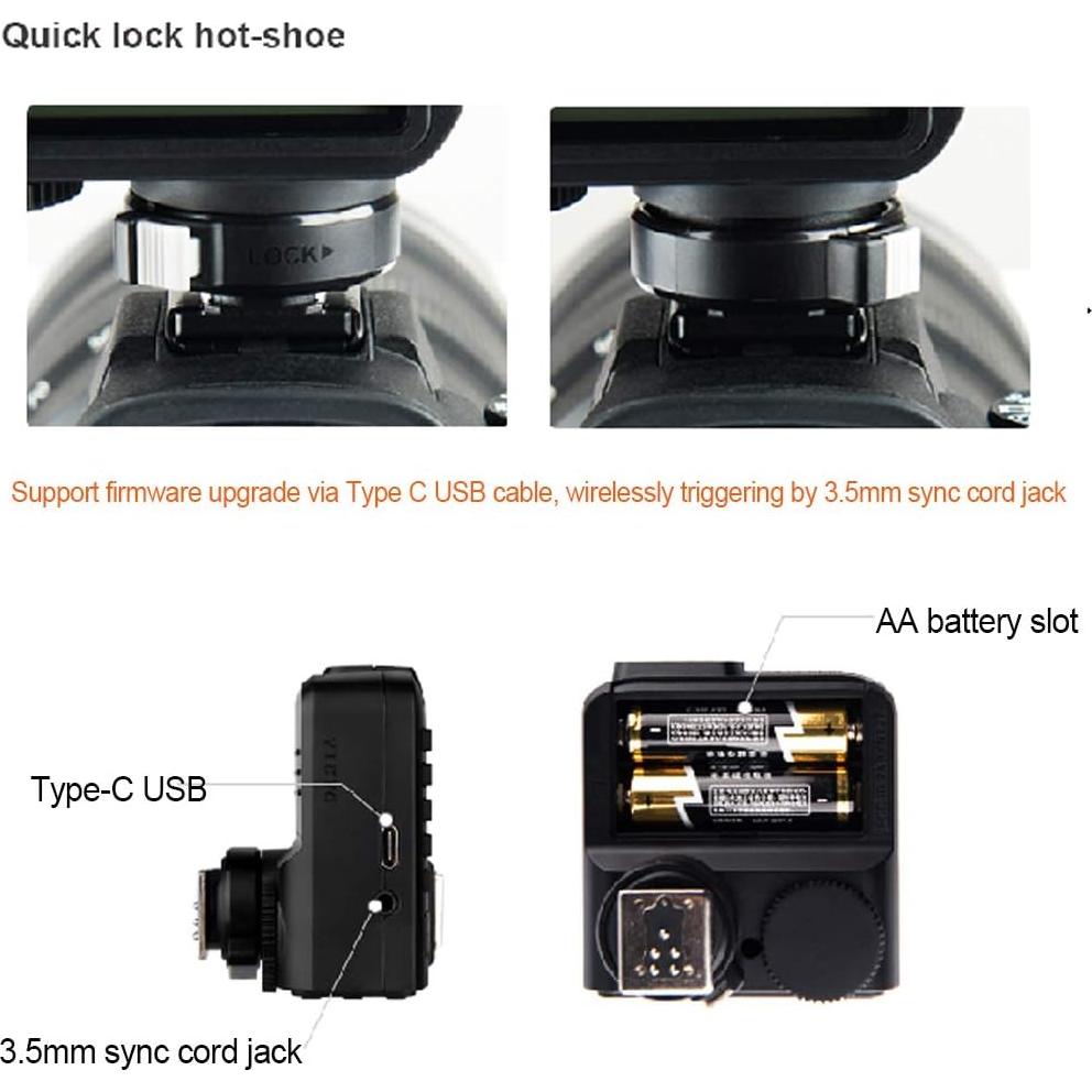 Godox X2T-C Transmisor Inalámbrico TTL para Canon DSLR