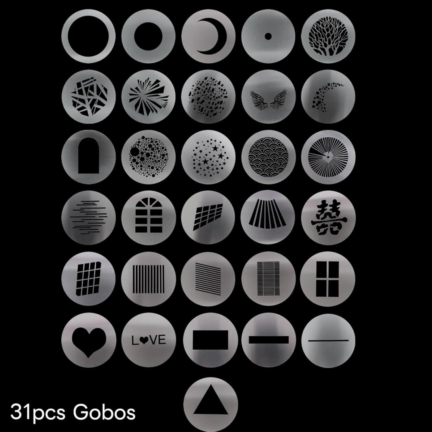 Proyector GOBO DF DIGITALFOTO con Montura Bowens y 31 Gobos