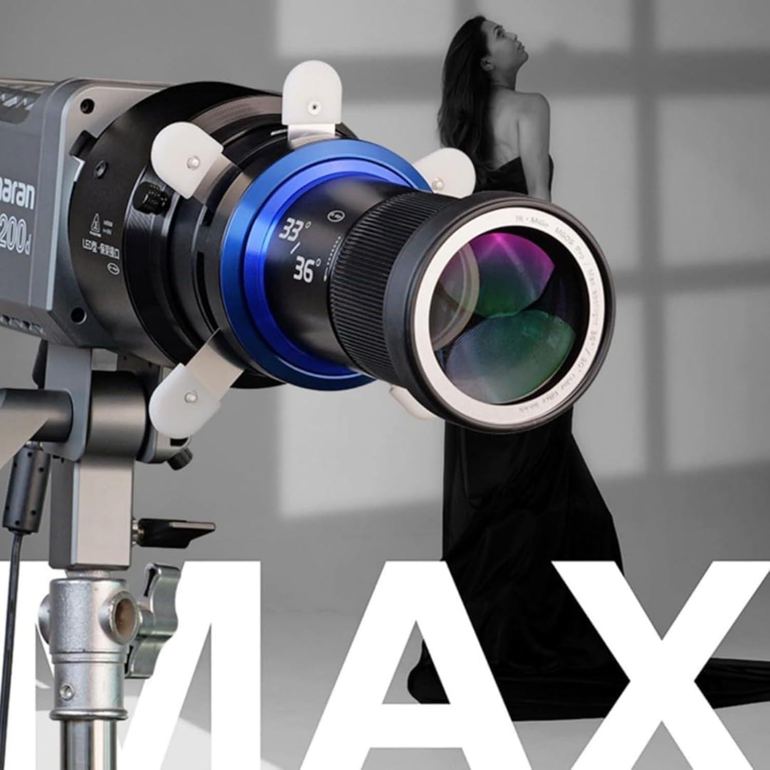 Proyector GOBO DF DIGITALFOTO con Montura Bowens y 31 Gobos