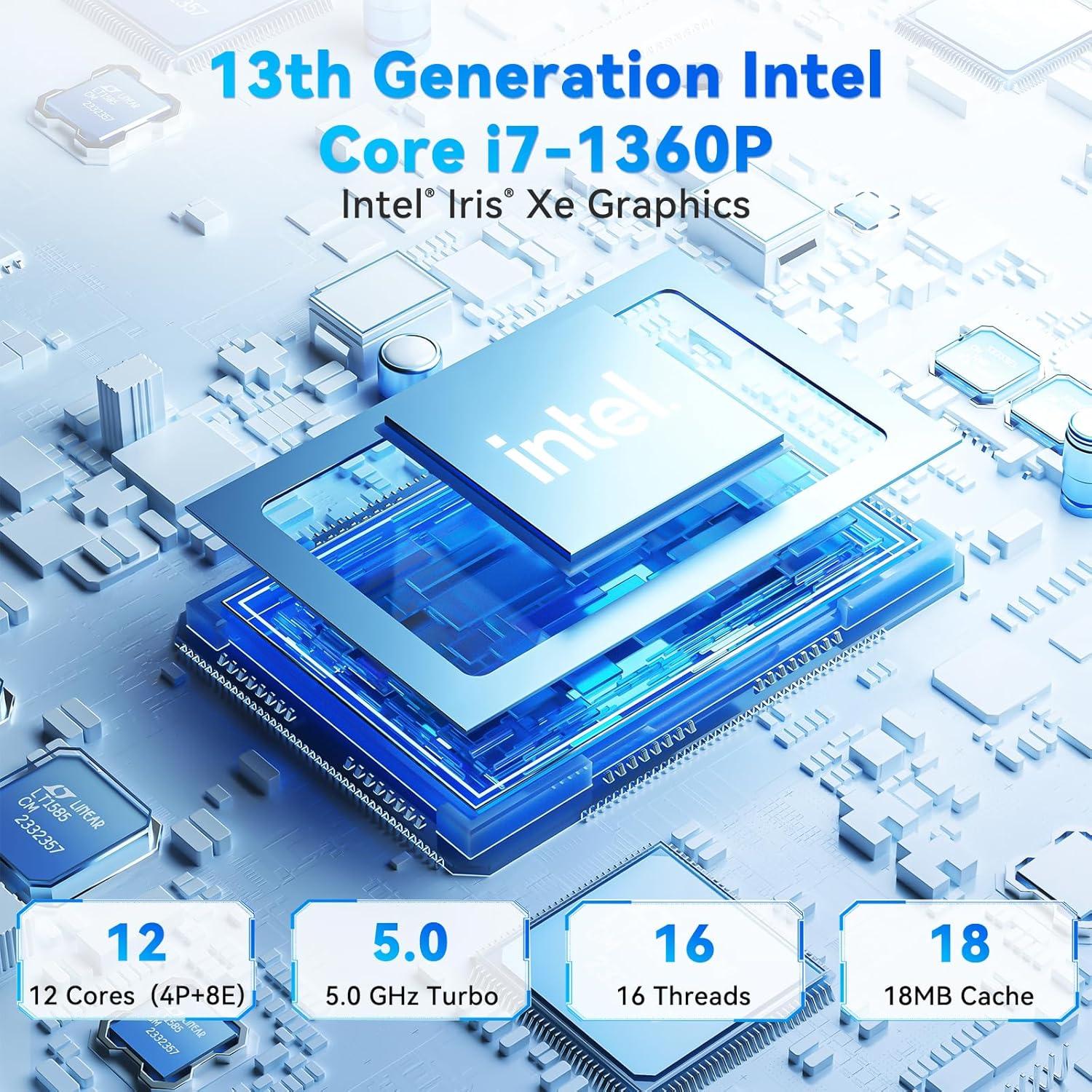 Mini PC Intel NUC 13 Pro i7-1360P 0GB RAM 0GB SSD