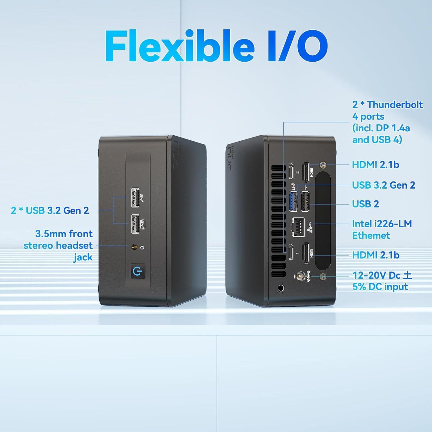 Mini PC Intel NUC 13 Pro i7-1360P 0GB RAM 0GB SSD