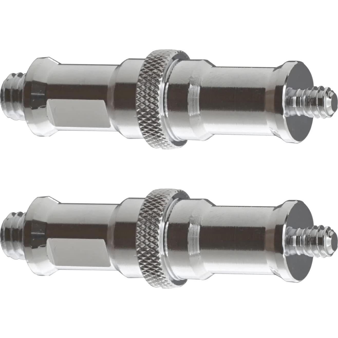 Adaptador de Tornillo Macho Metal 1/4 a 3/8 Alluneitter - 2 Piezas