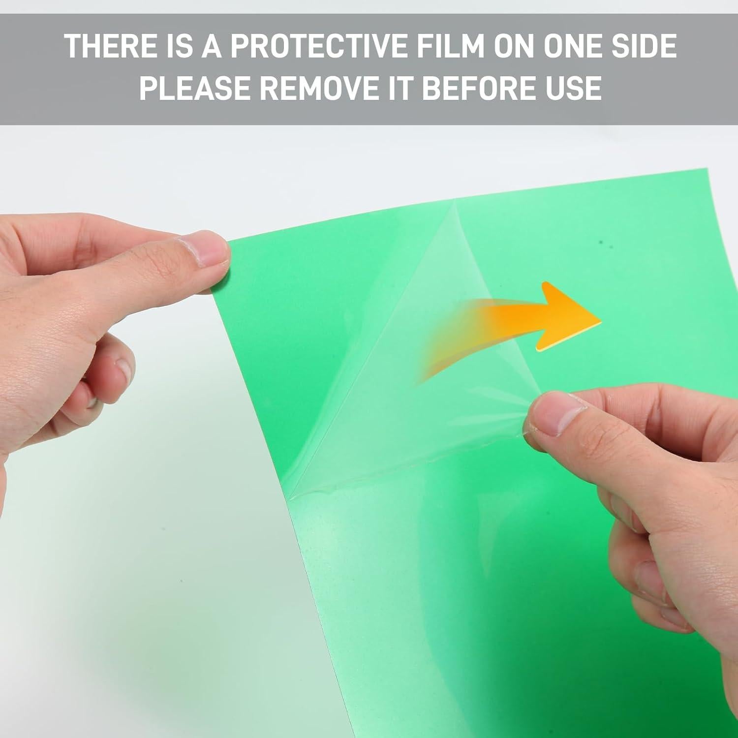 Filtros de Gel de Iluminación Winsang WS-4 20x20cm Verde 8 Pzs