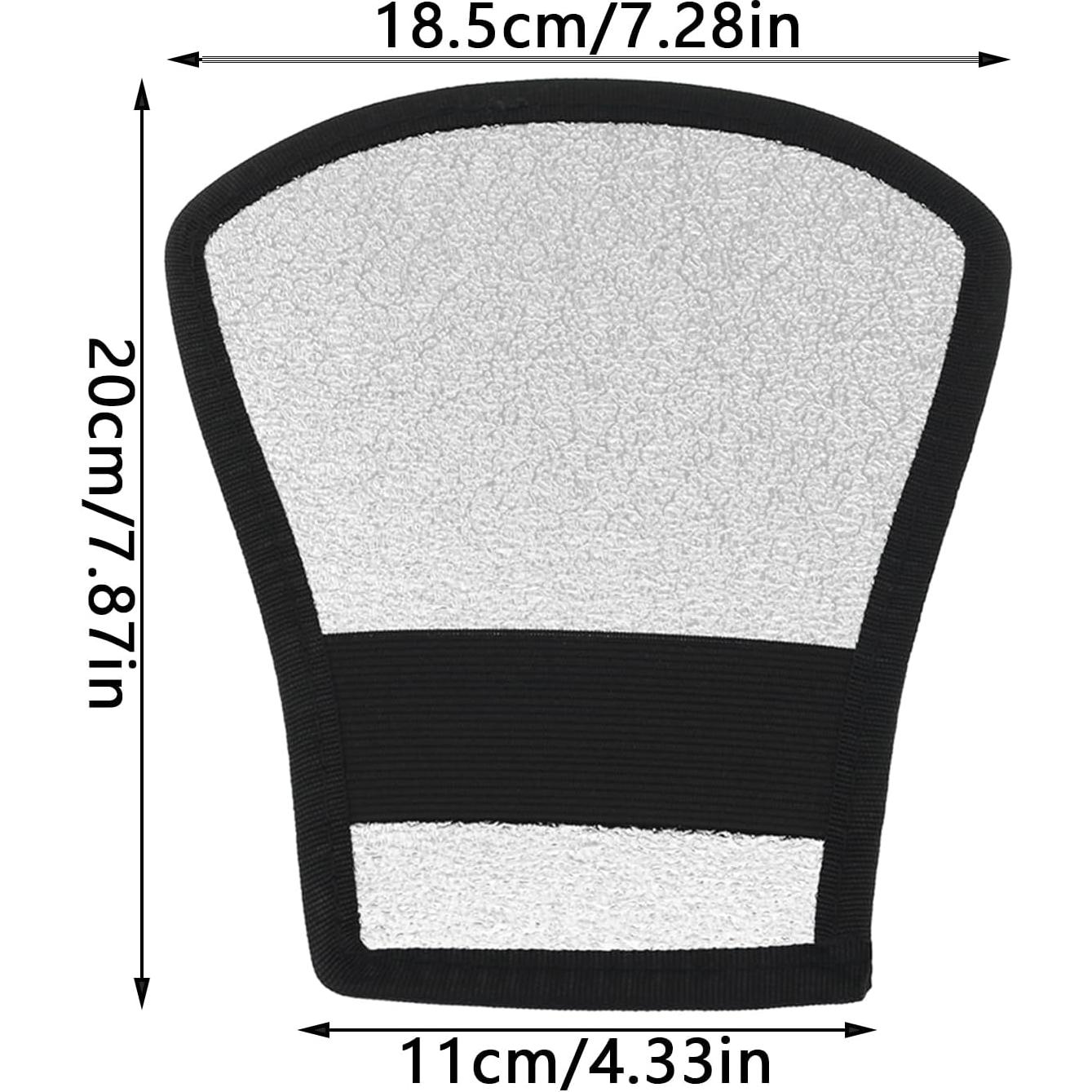 Reflectores Doble Cara Plata y Blanco 2 Pcs para Fotografía
