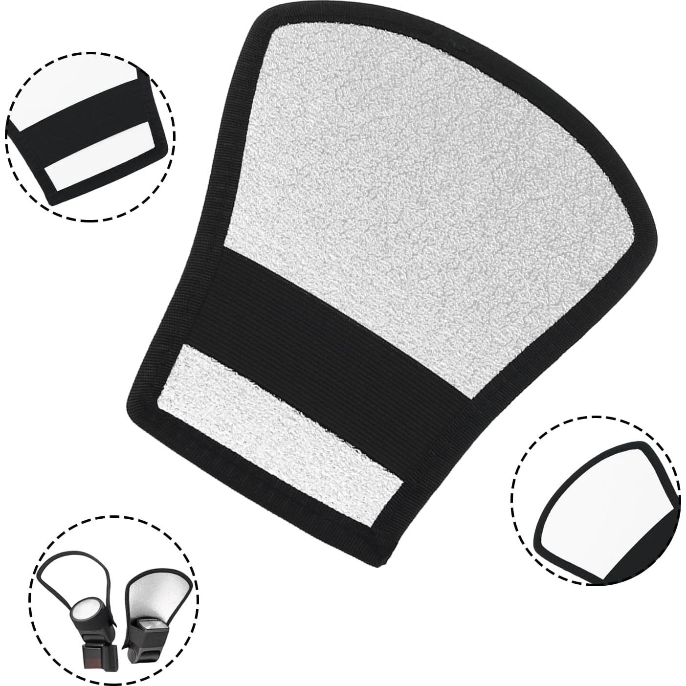 Reflectores Doble Cara Plata y Blanco 2 Pcs para Fotografía