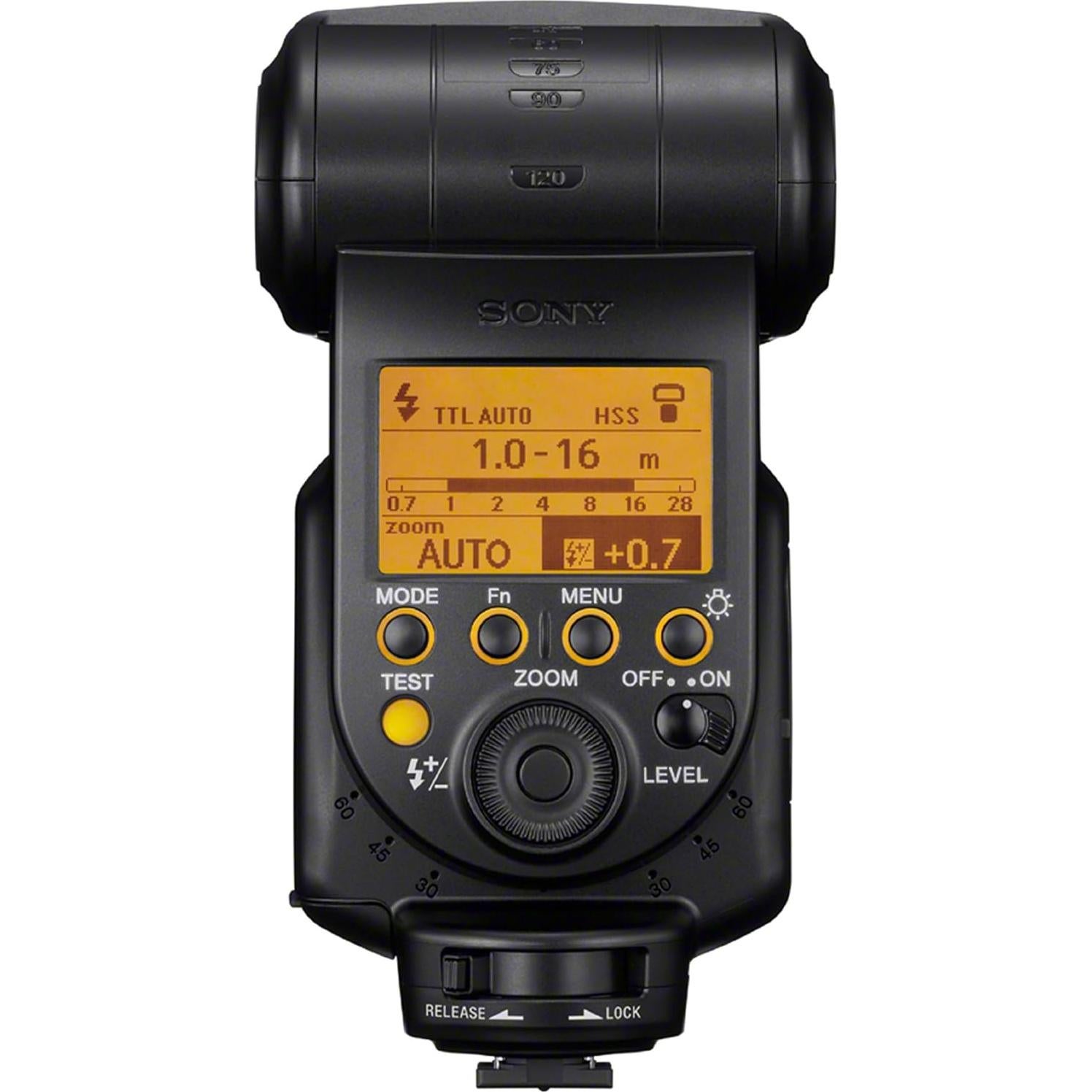 Flash Sony HVLF60M con Luz LED para Cámaras Alpha