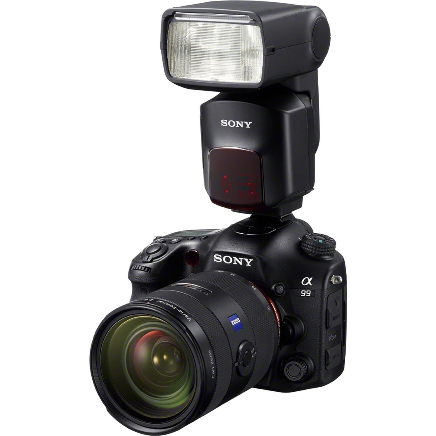 Flash Sony HVLF60M con Luz LED para Cámaras Alpha