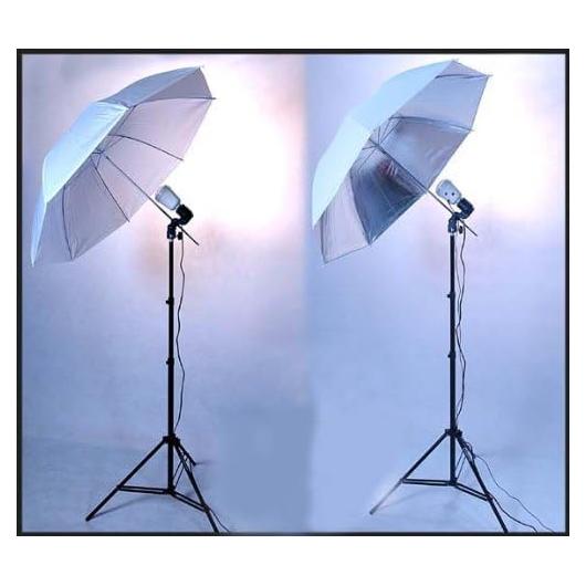 Kit de Estroboscopios Fancier para Estudio en Casa con Paraguas