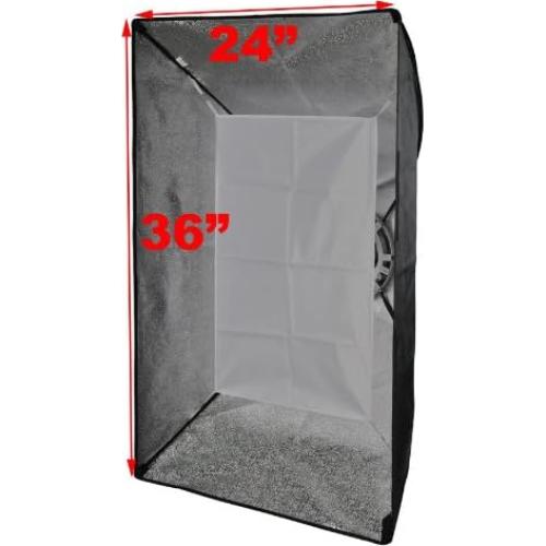 Softbox Fotográfico ePhoto 61x91 cm para Flash Nikon Canon