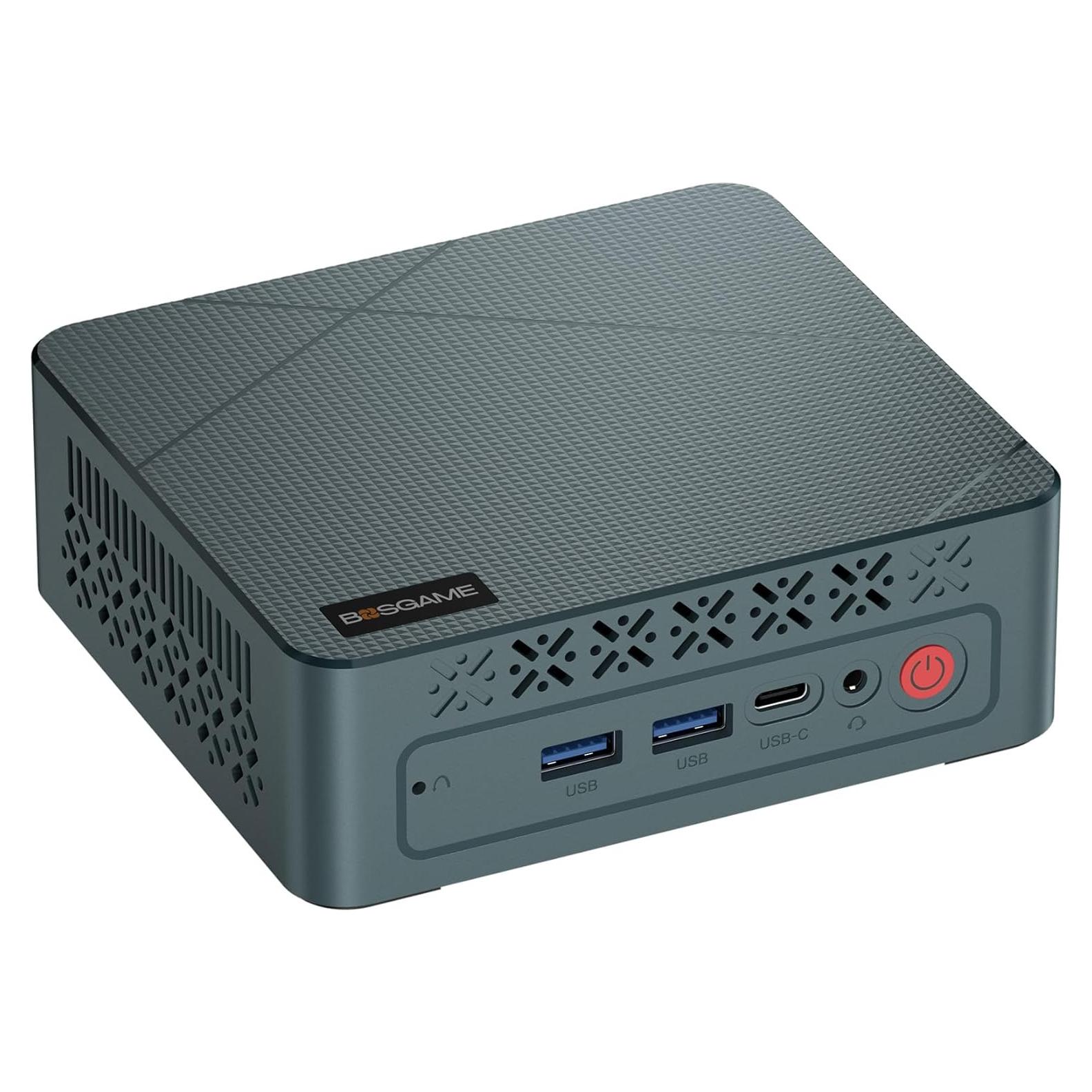 Mini PC BOSGAME E2 Ryzen 5 16GB RAM 512GB SSD 4K HDMI