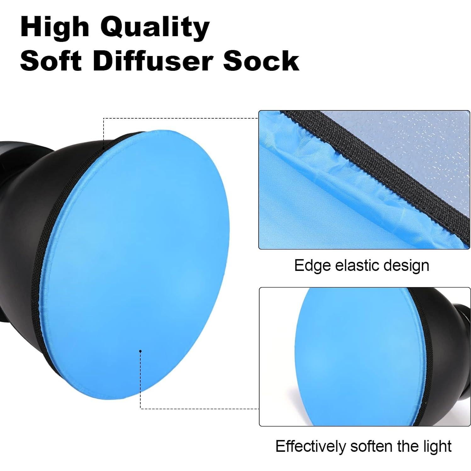 Paquete de 6 Calcetines Difusores de Luz YUOCU 18cm Colores