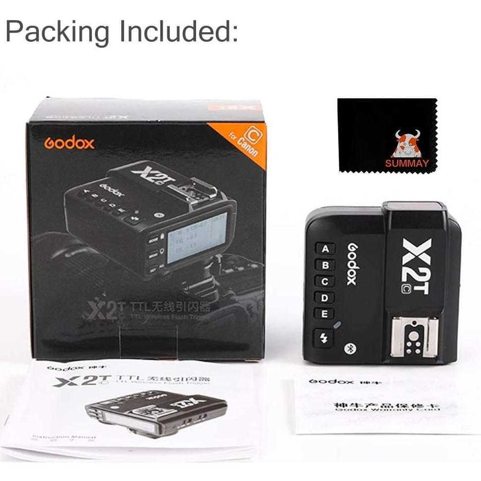 Disparador TTL GODOX X2T-C para Cámaras Canon HSS 1/8000s