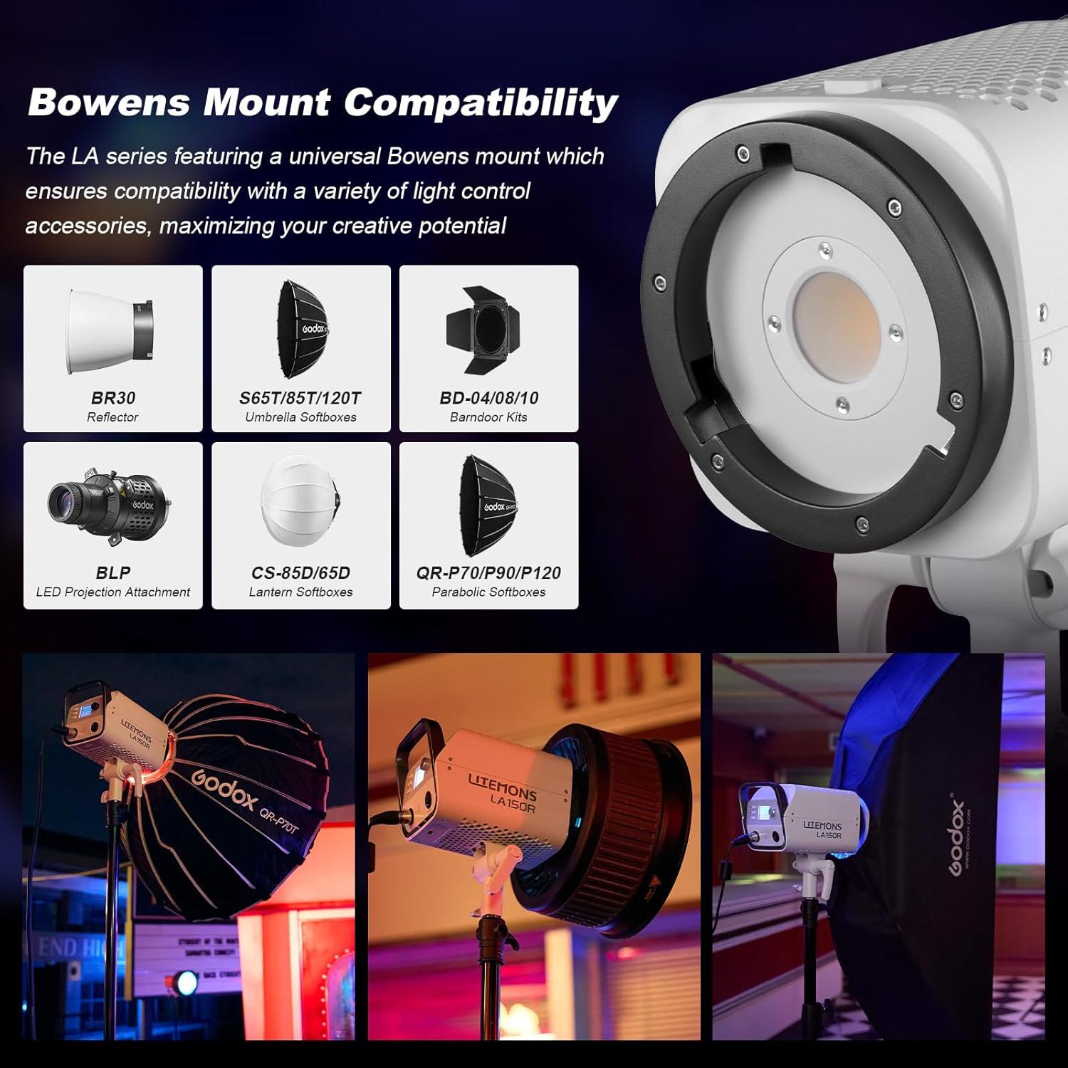 Godox LA150R Luz de Video RGB 165W con Efectos FX y Control APP