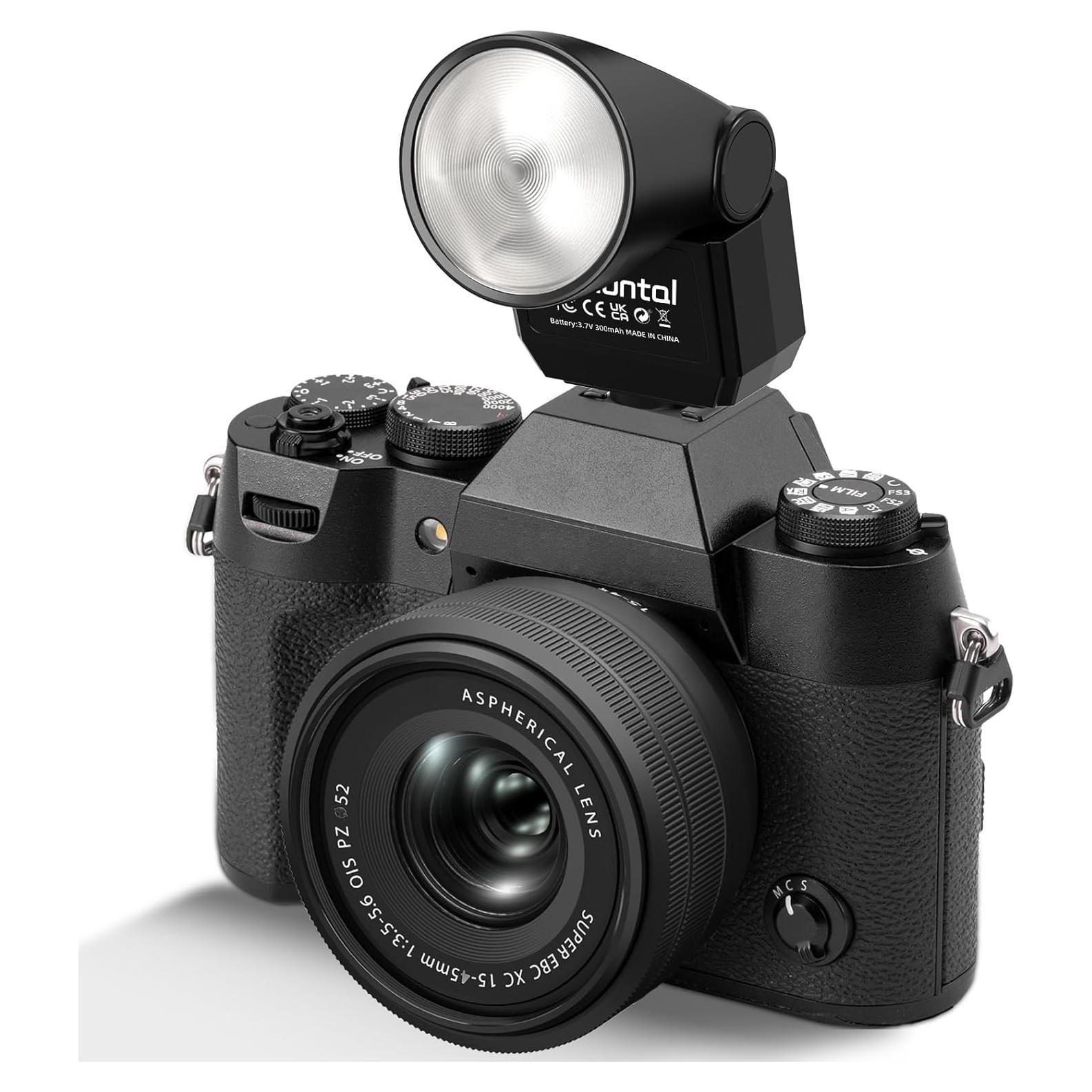 Mini Flash Speedlite Desiontal GN8 6200K para Cámaras