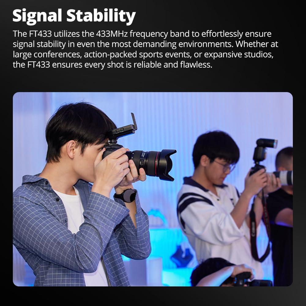 Disparador Inalámbrico TTL Godox FT433 para Cámaras Nikon