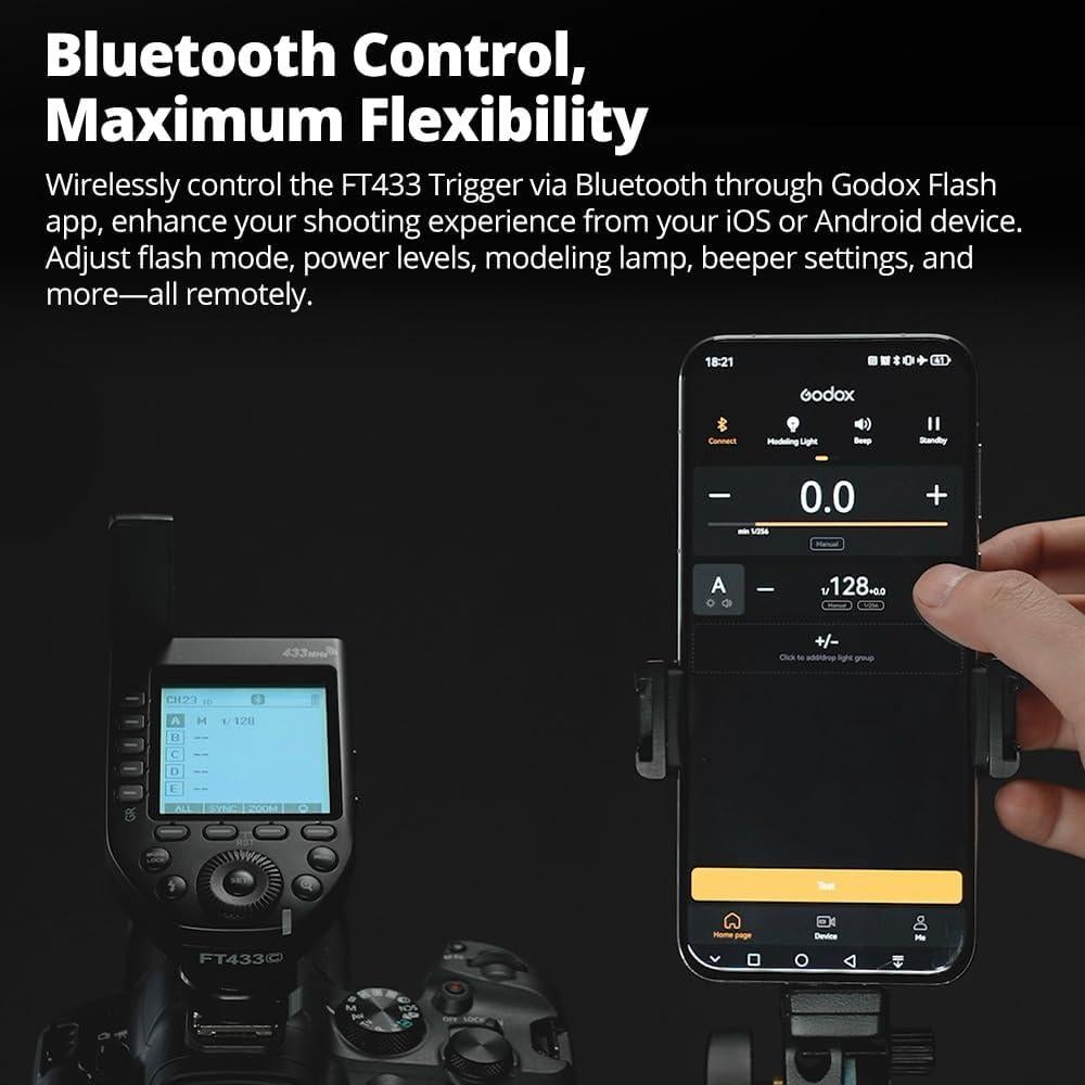 Disparador Inalámbrico TTL Godox FT433 para Cámaras Nikon