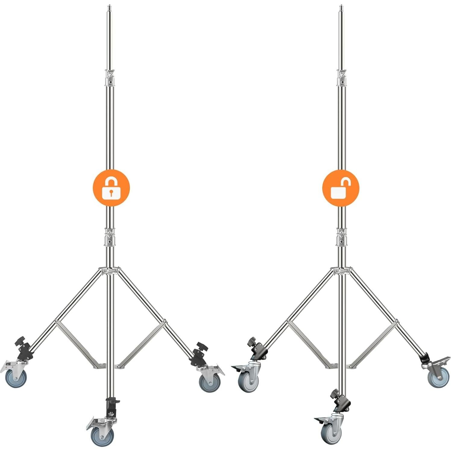 Ruedas de Soporte de Luz Profesional Wellmaking WM-3 - 3 Paquetes