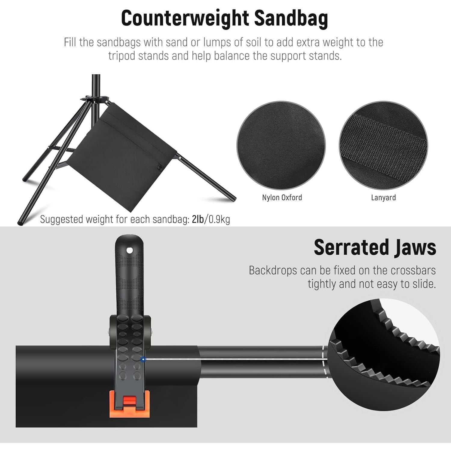 Soporte de Fondo Fotográfico Neewer 3m x 2m Ajustable
