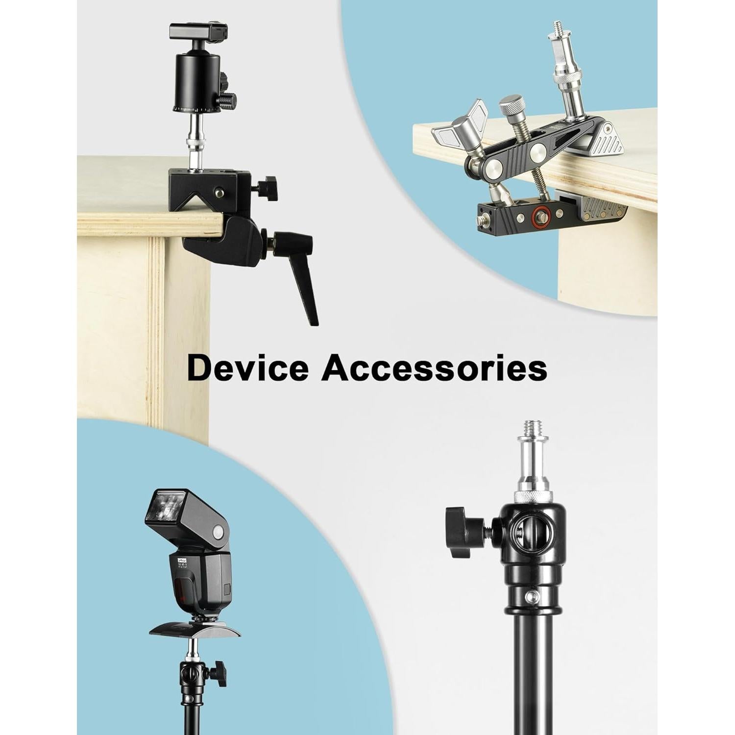 Adaptador de Tornillo Macho Selens 1/4'' a 3/8'' Metal 2Pcs