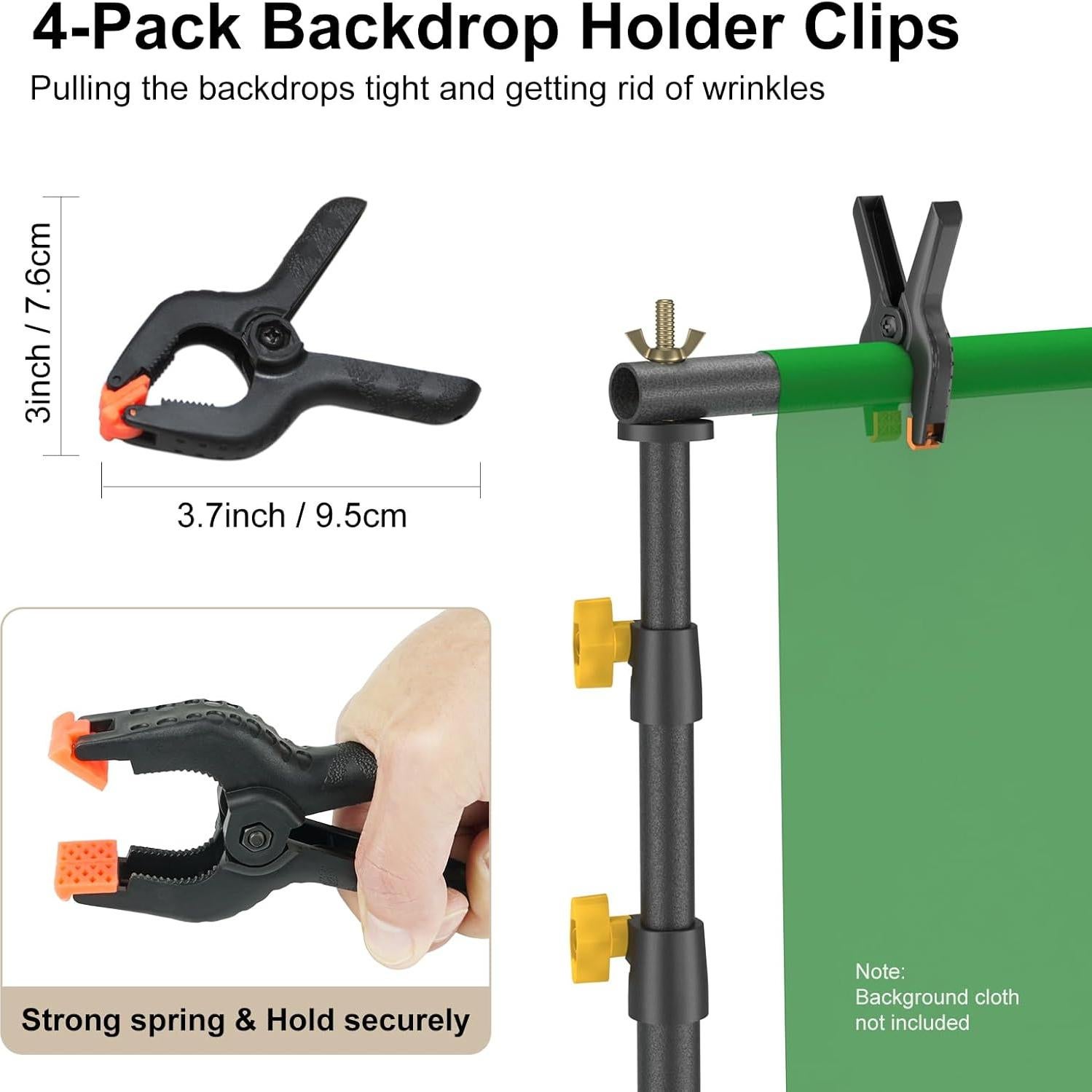 Kit de Soporte para Fondos LINCO 4171 Ajustable 3.05x1.98m