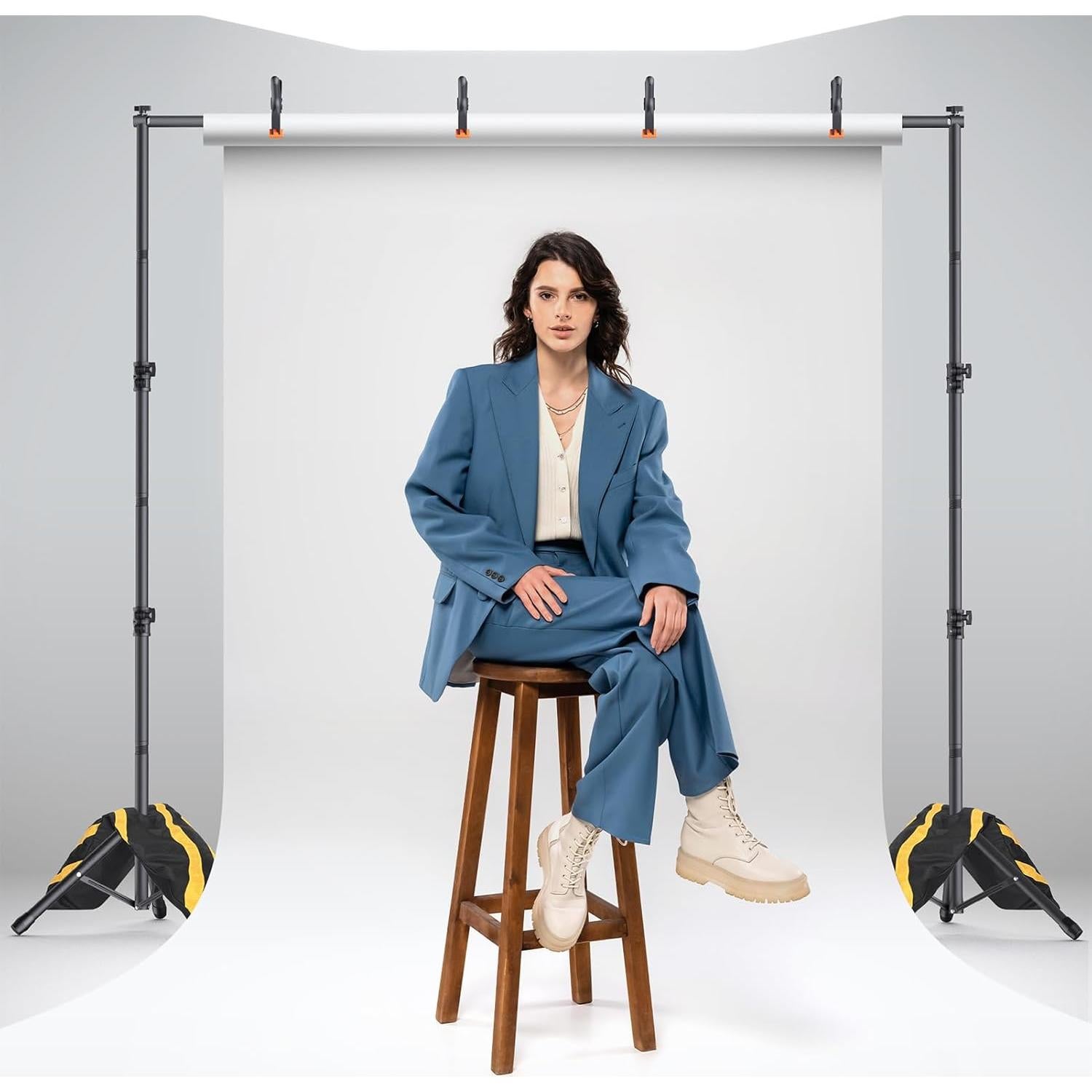 Kit Soporte de Fondo Ajustable Eocnrhe 2.29m x 3.05m