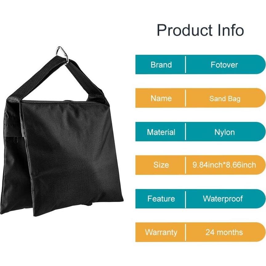 Bolsa de Arena X-SweetDream para Estudio Fotográfico - Paquete de 3