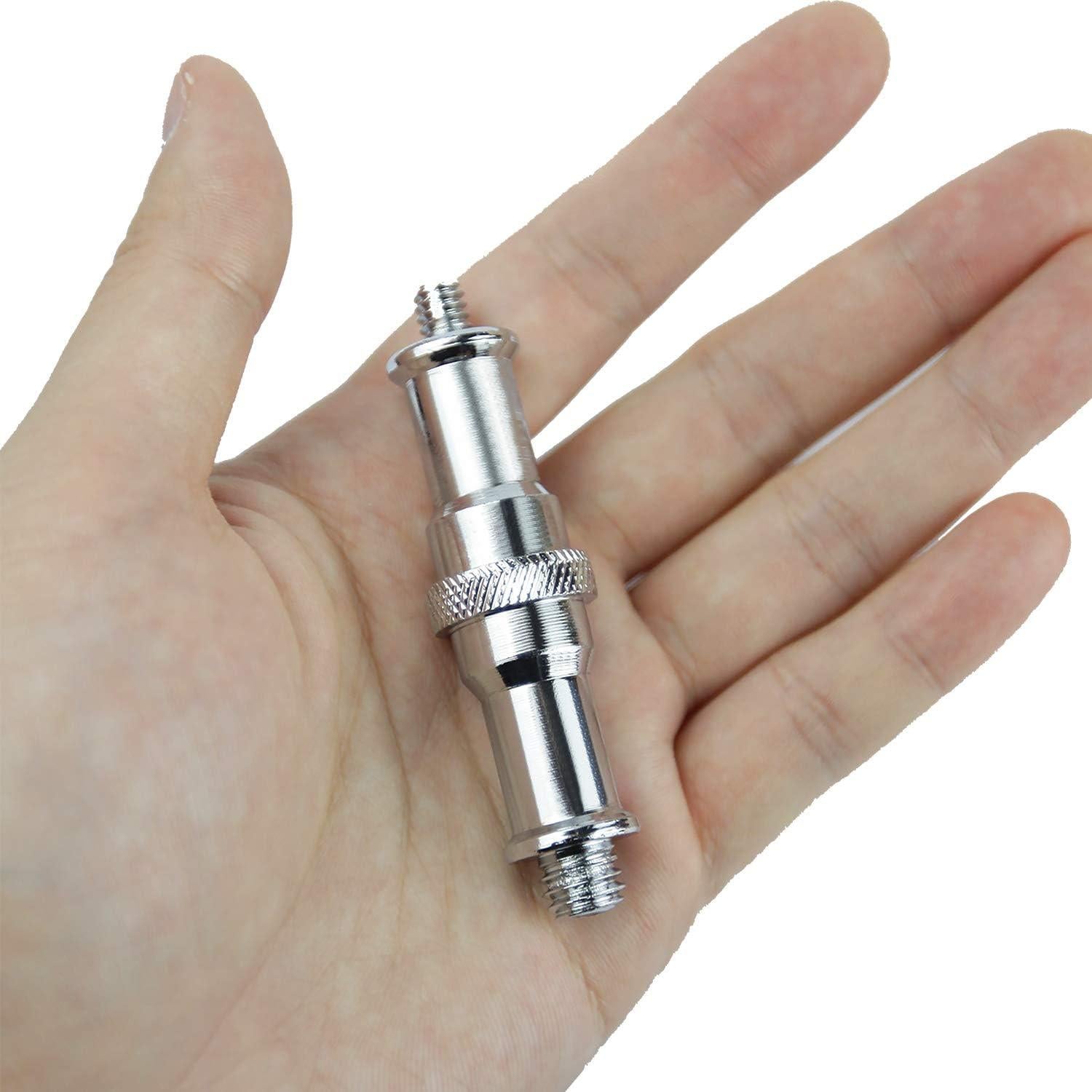 Adaptador de Soporte de Luz Frgyee 1/4" a 3/8" Metal 2 Pcs