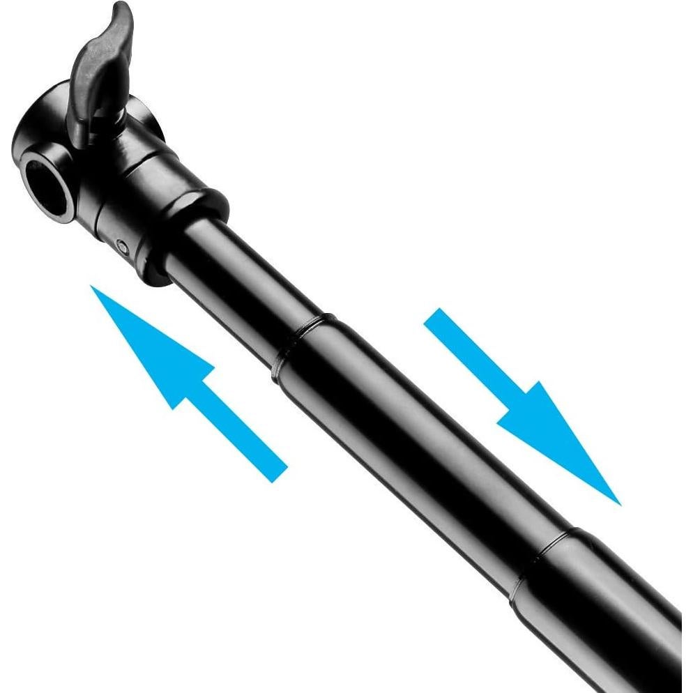 Soporte Telescópico de Fondo Fotoconic 3M Aluminio Negro