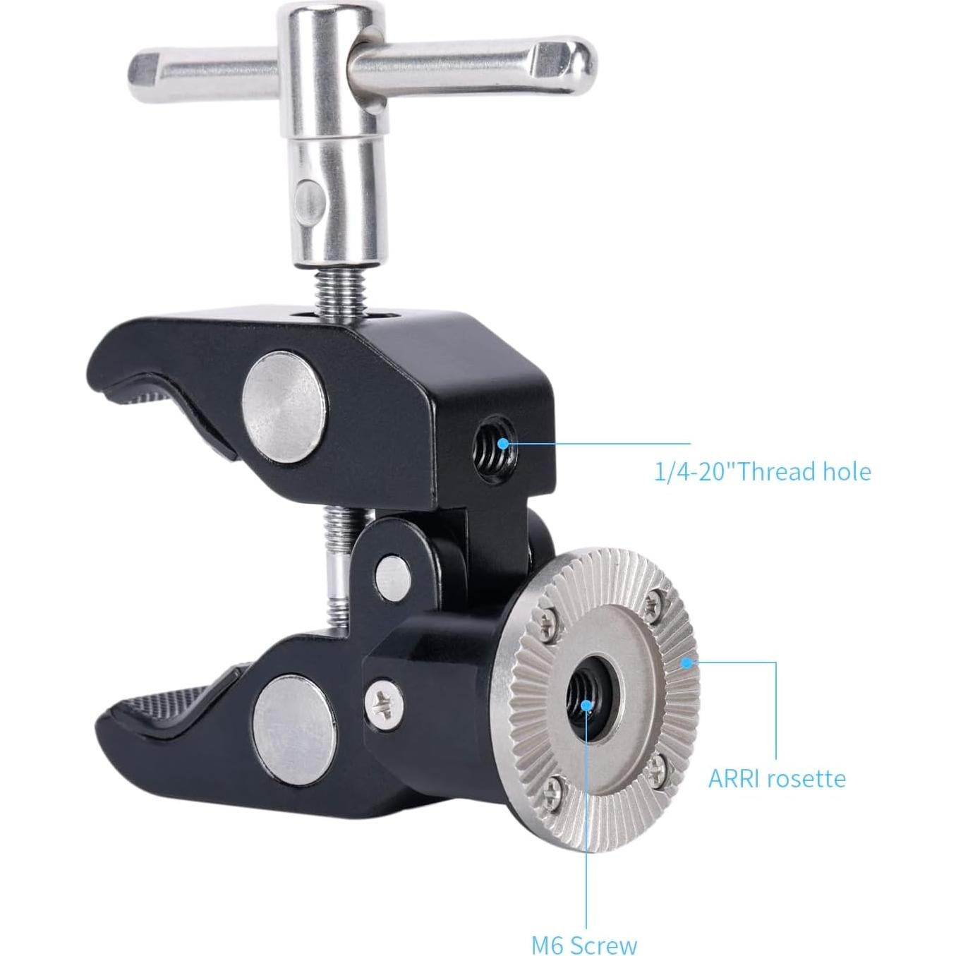 Adaptador Super Clamp a Rosette NICEYRIG 50mm Ajustable