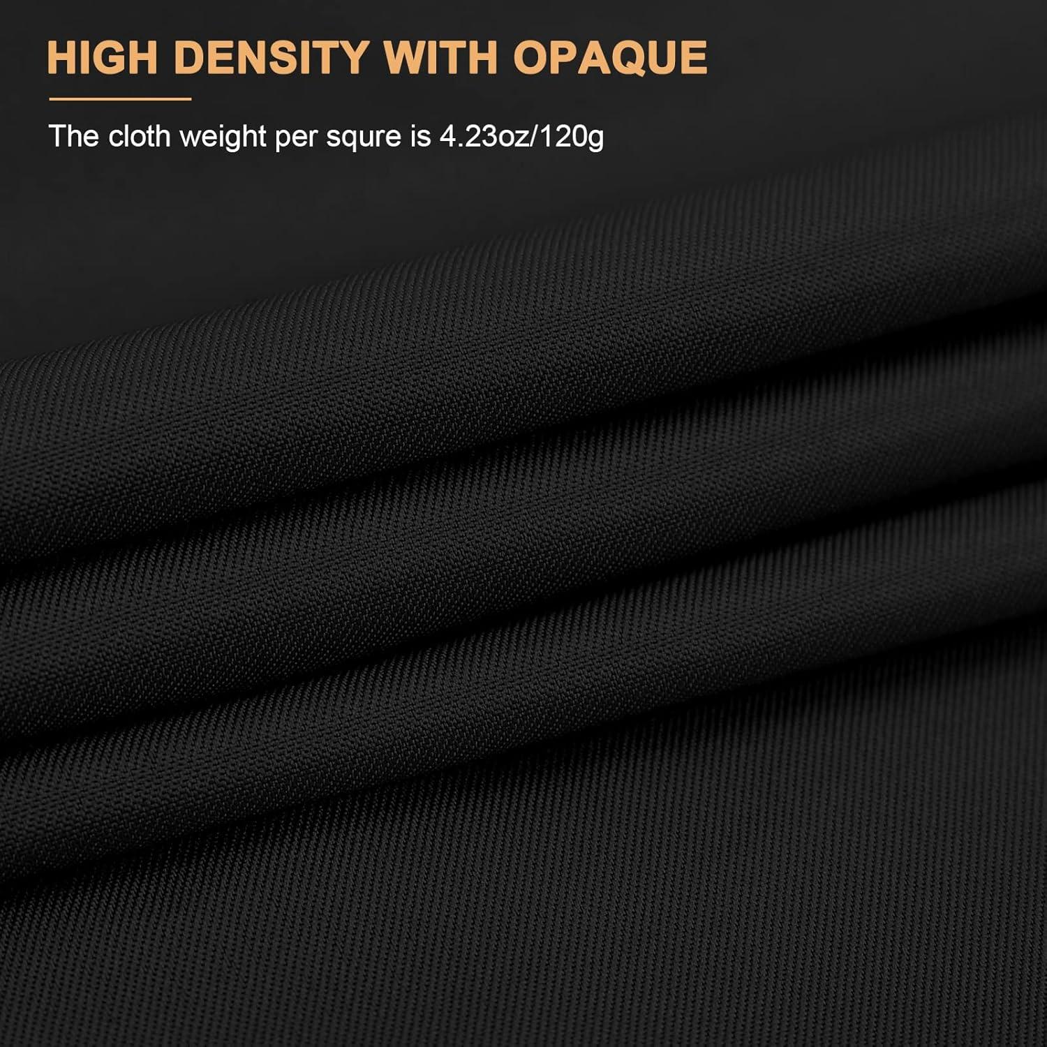 Fondo Negro para Fotografía Aimosen 2.44x3.05m Tela Poliester