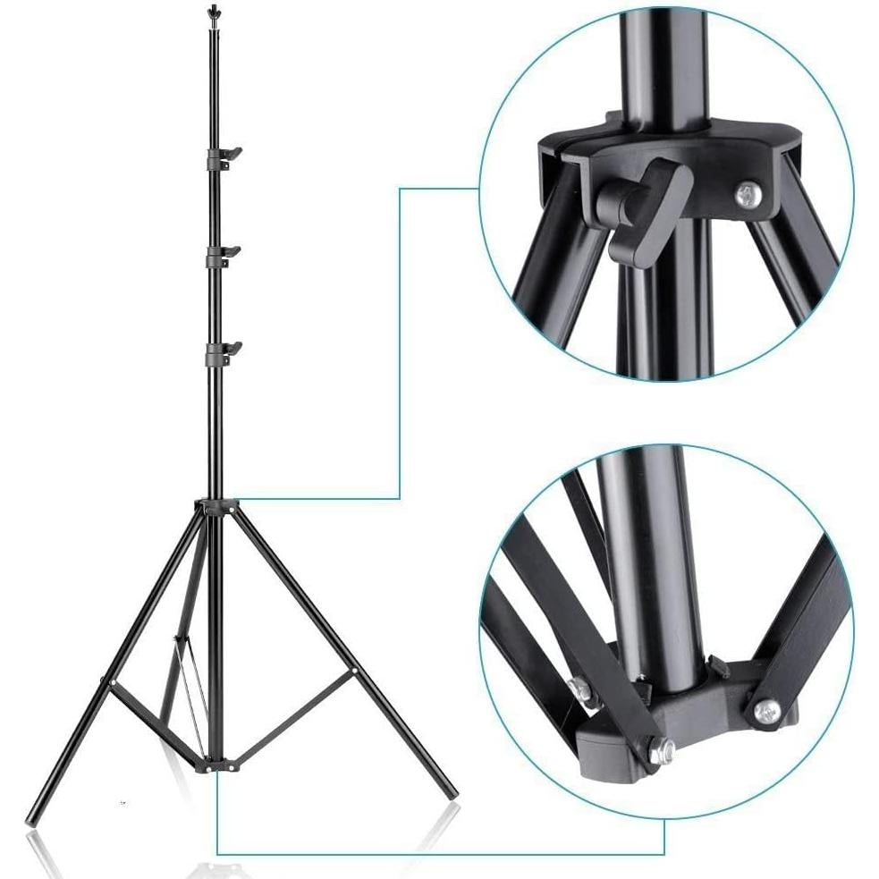 Kit Soporte de Fondo de Fotografía Ajustable HYJ-INC 3.05m x 2.59m