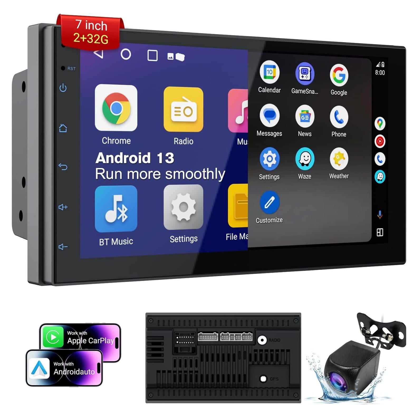 Estéreo de Coche Doble Din Haudio CVD7621-AJ Pantalla 7"