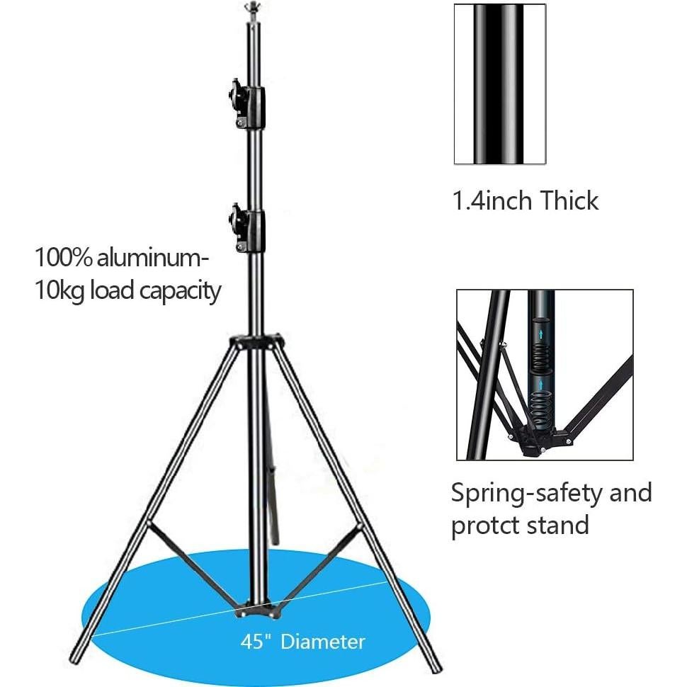 Soporte de Fondo Ajustable SLOW DOLPHIN 3.66m x 3.05m con Bolsa