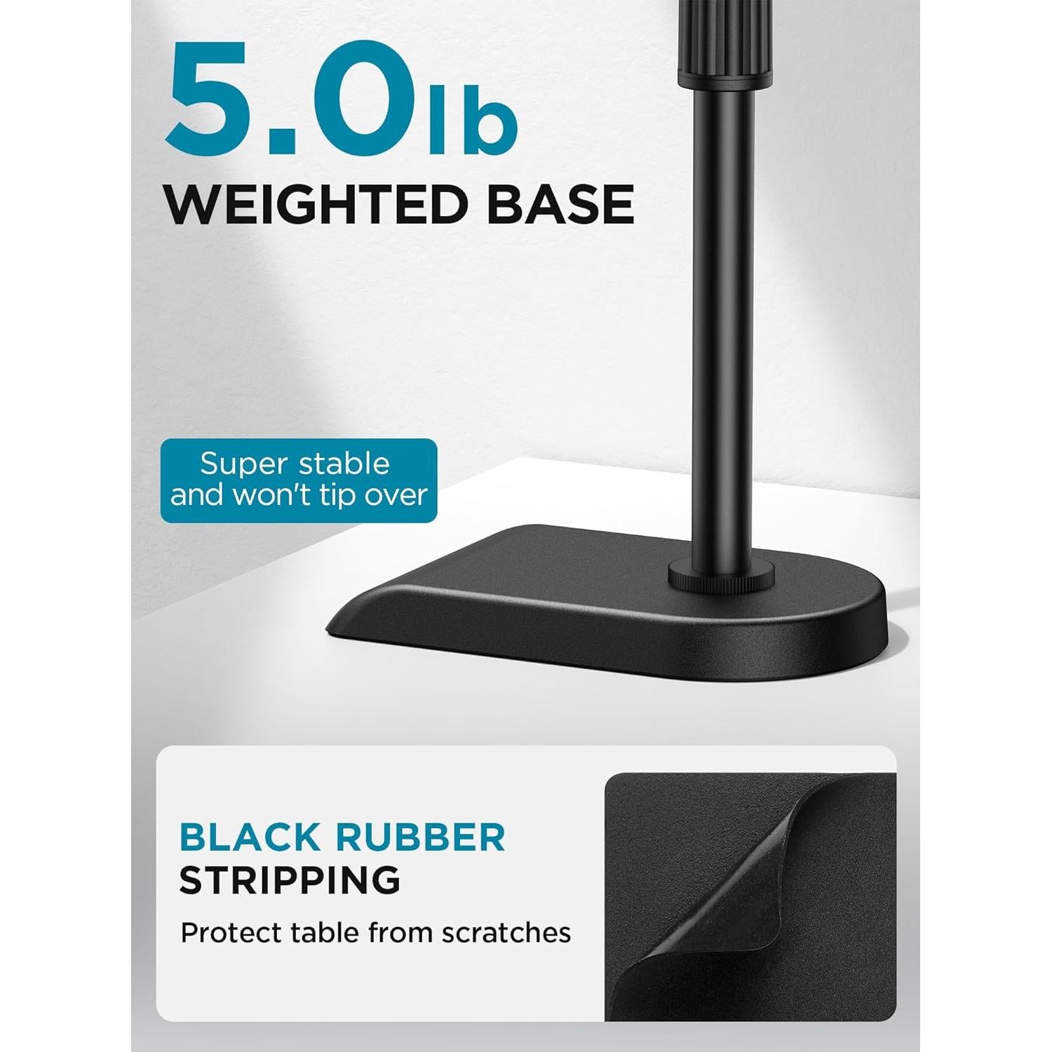 Soporte de Micrófono InnoGear Ajustable para Escritorio - 2 Unidades