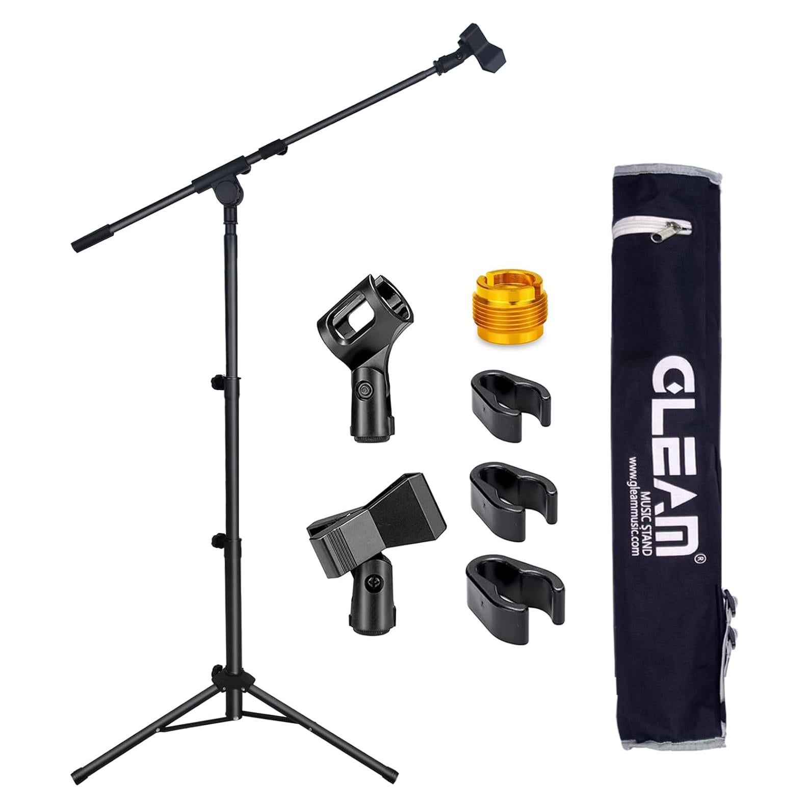 Soporte de Micrófono GLEAM MIC-01 Trípode Ajustable 58-109 cm