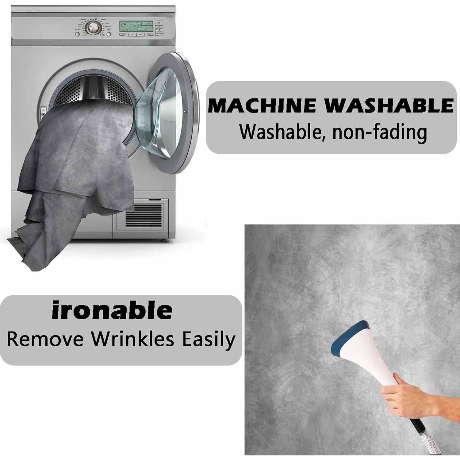 Fondo de Fotografía Profesional NAYKALY 3x2.4m Gris Claro