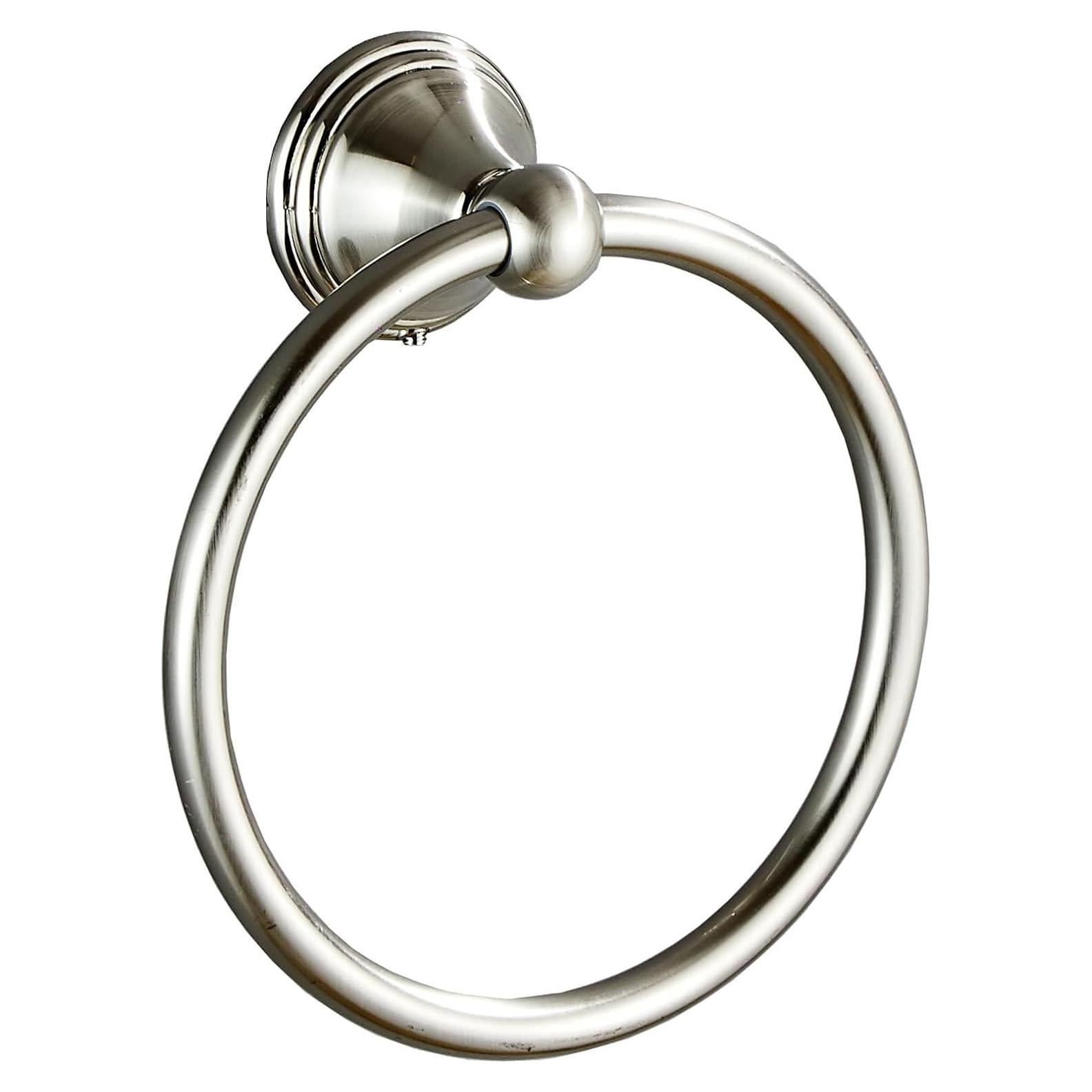 Anillo de Toalla Bluebyrne Níquel Cepillado 15 cm Redondo