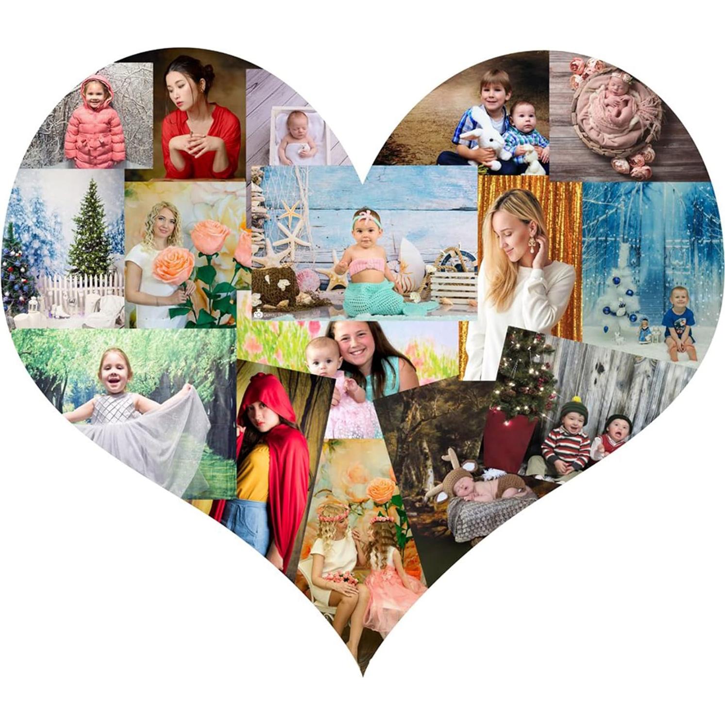 Fondo de Foto 1.5x2.2m Kate Gris Púrpura Microfibra