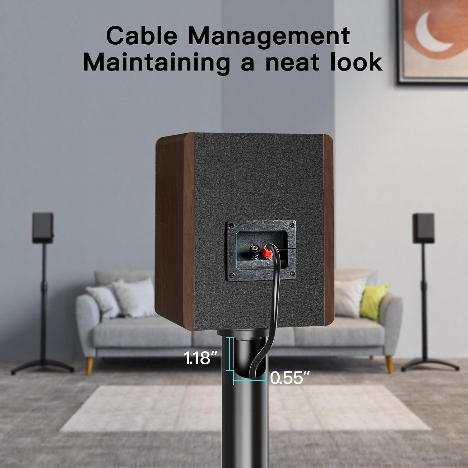 Soporte para Altavoces Ajustable PERLESMITH PSSS1 - 50.8 a 111.8 cm