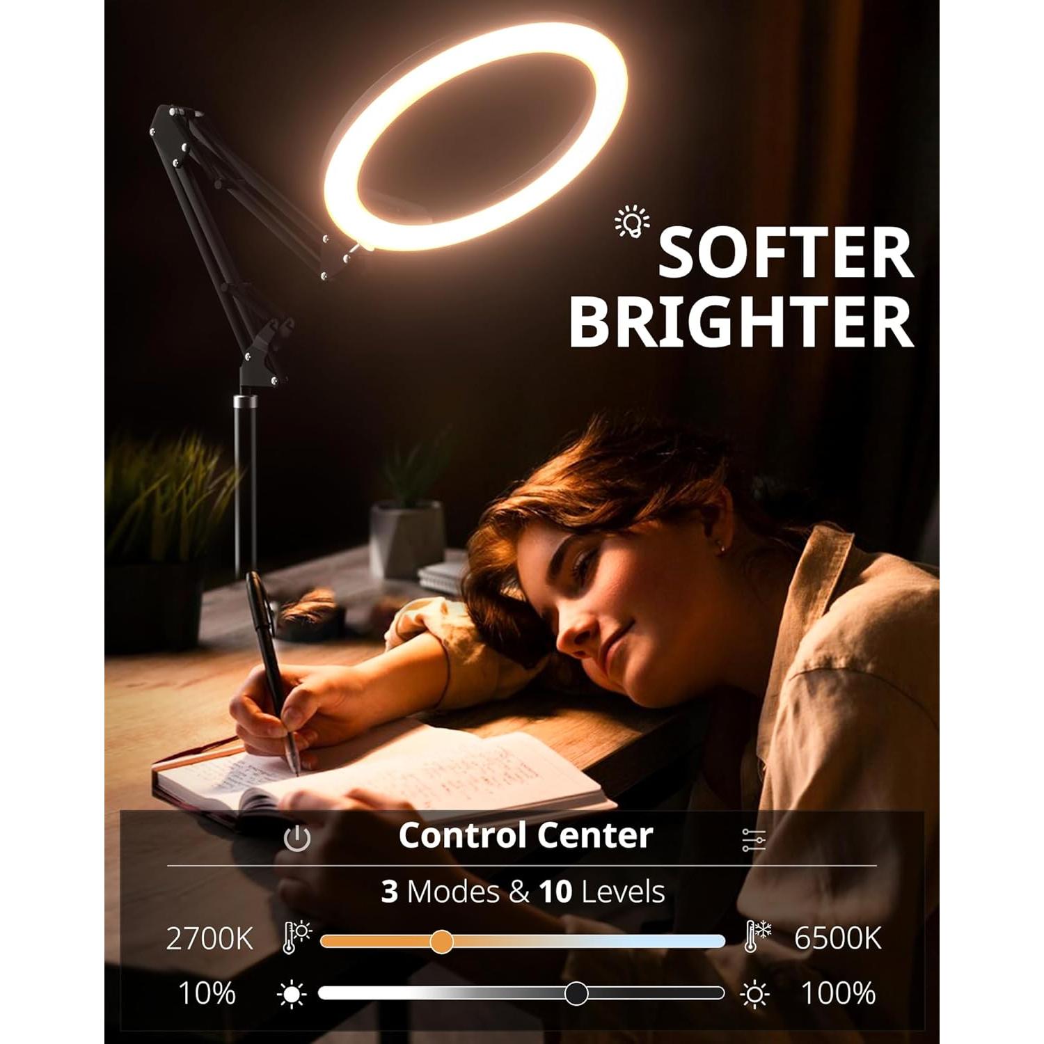 Trípode Móvil UBeesize con Luz LED y Soporte para Teléfono