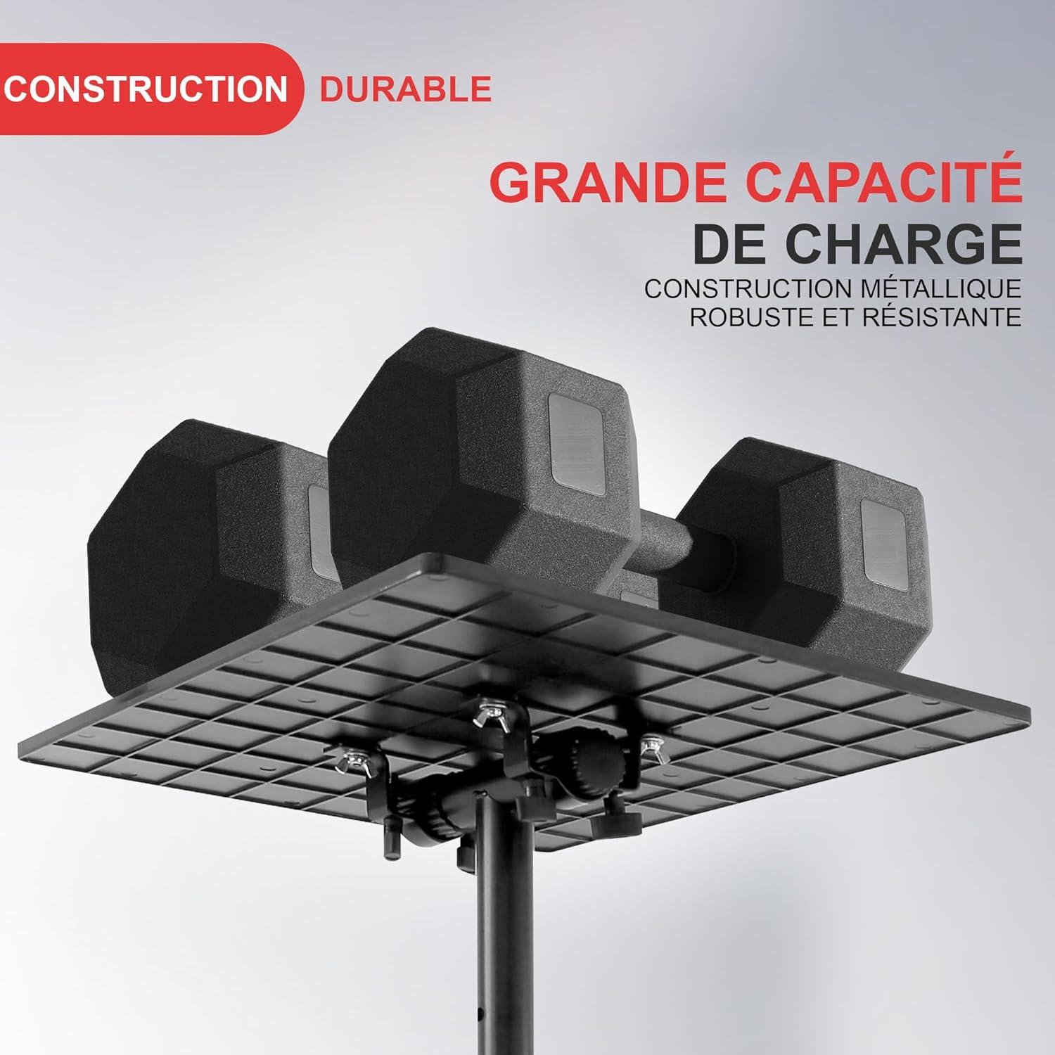 Soporte de trípode ajustable PYLE PRO para proyector y laptop