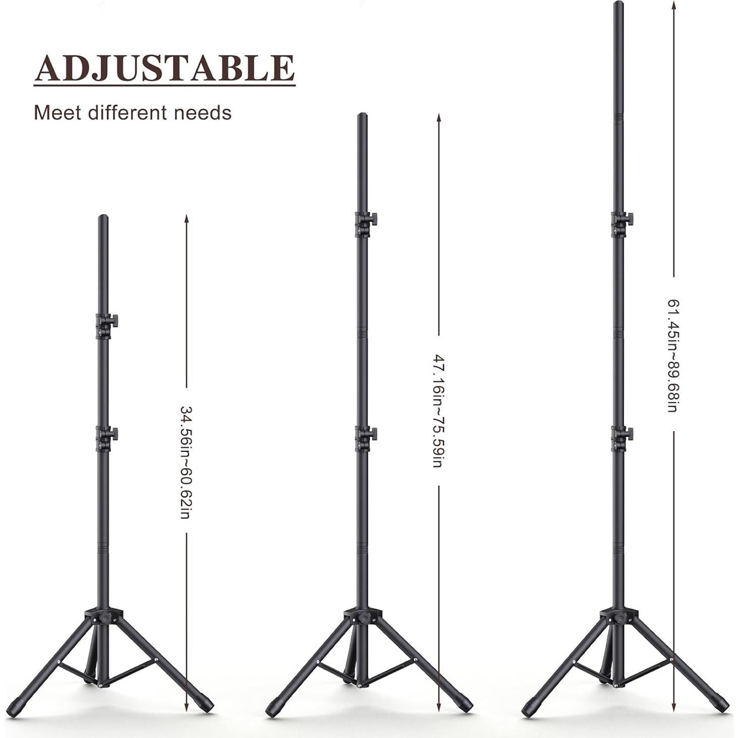 Soporte de Fondo Ajustable Forlogic 10x2.3m con 6 Abrazaderas